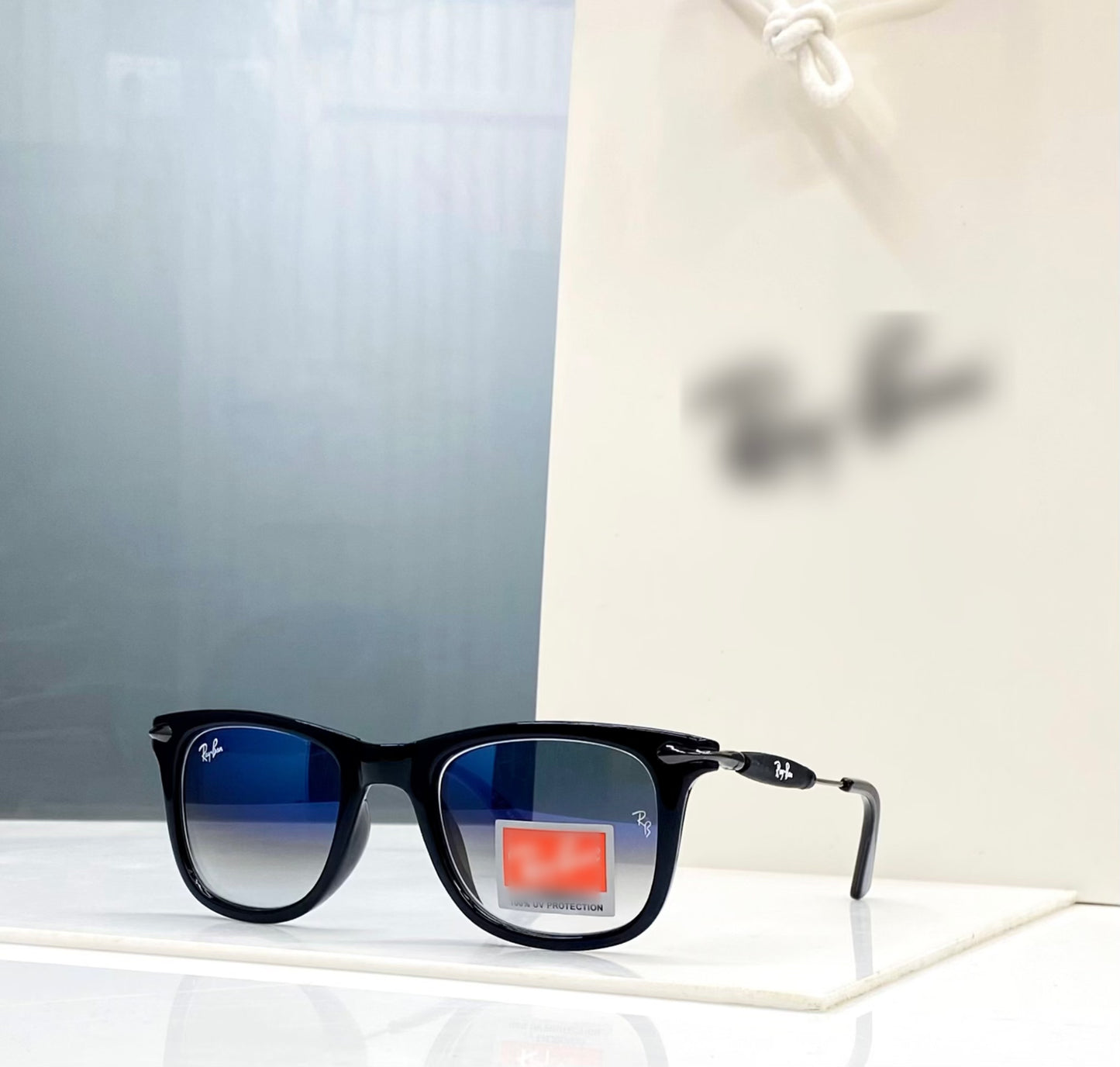 Wayfarer RF-2148 Black Blue Shaded