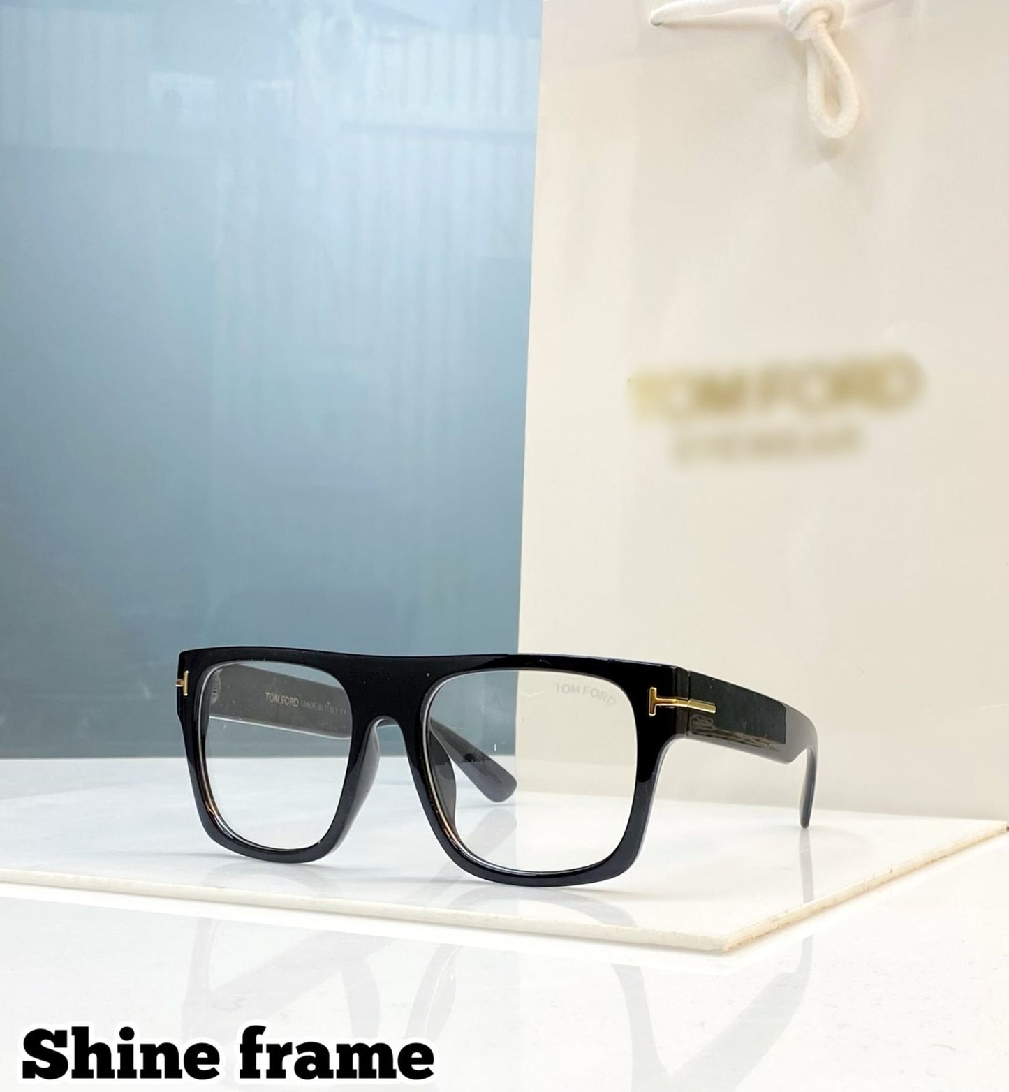 Wayfarer TOM-GLOSSY BLACK TRANSPARENT