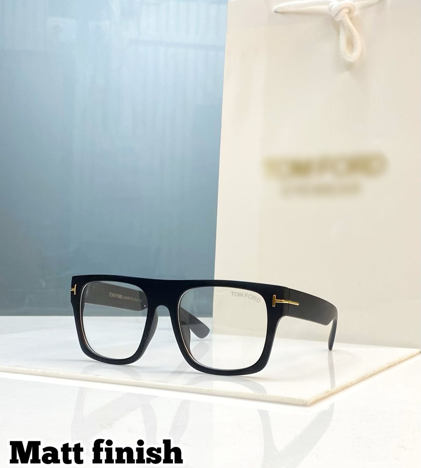 Wayfarer TOM-MATTE BLACK TRANSPARENT