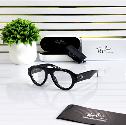 PUFF AVIATOR-BLACK TRANSPARENT