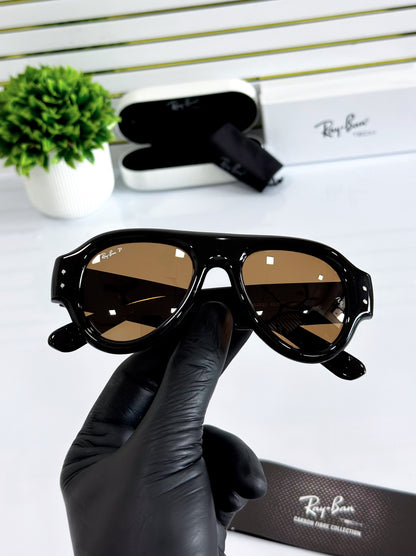 PUFF AVIATOR-BLACK BROWN