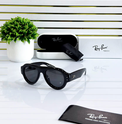 PUFF AVIATOR-GLOSSY BLACK