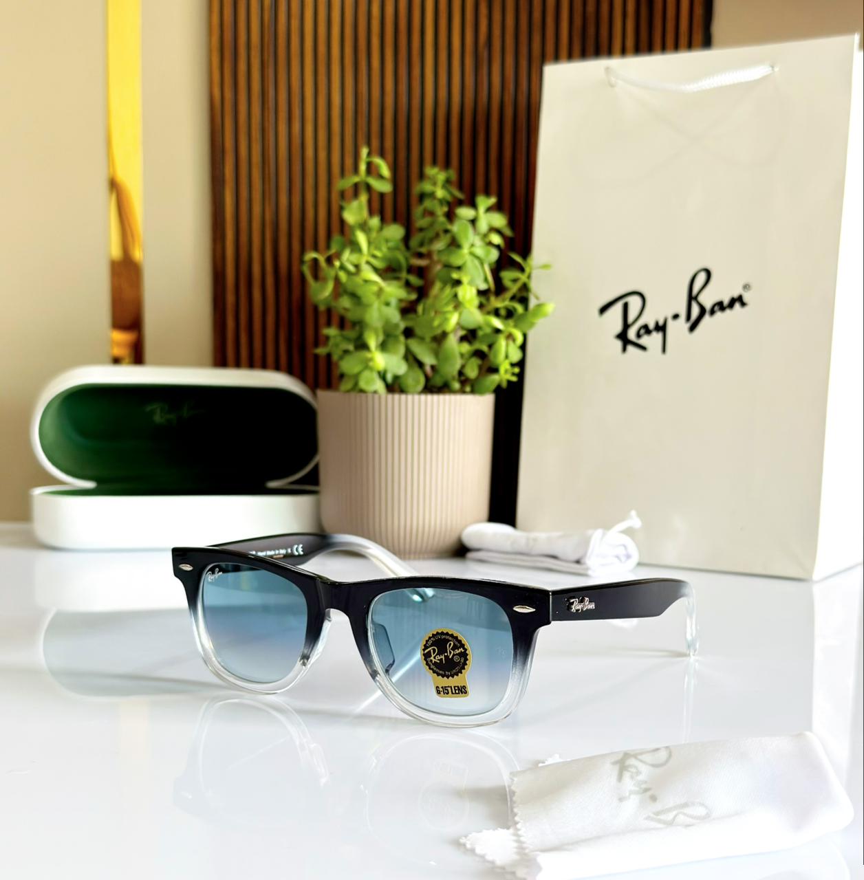 RF 2140 BLACK BLUE SHADED