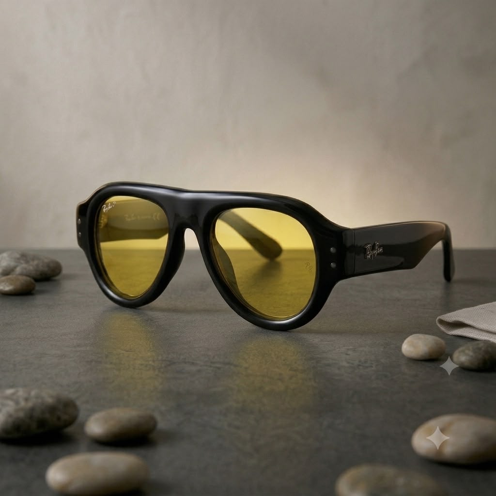 PUFF AVIATOR-YELLOW