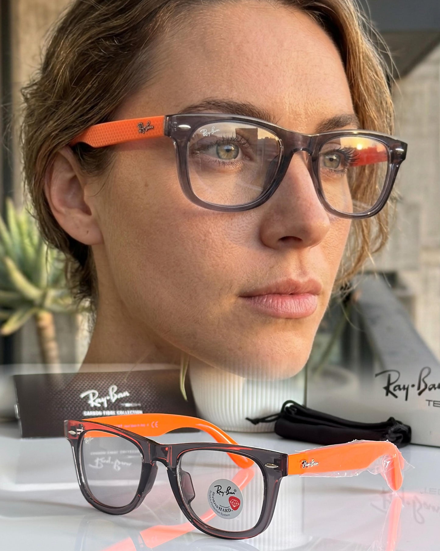 RF 2140 GREY ORANGE-WHITE