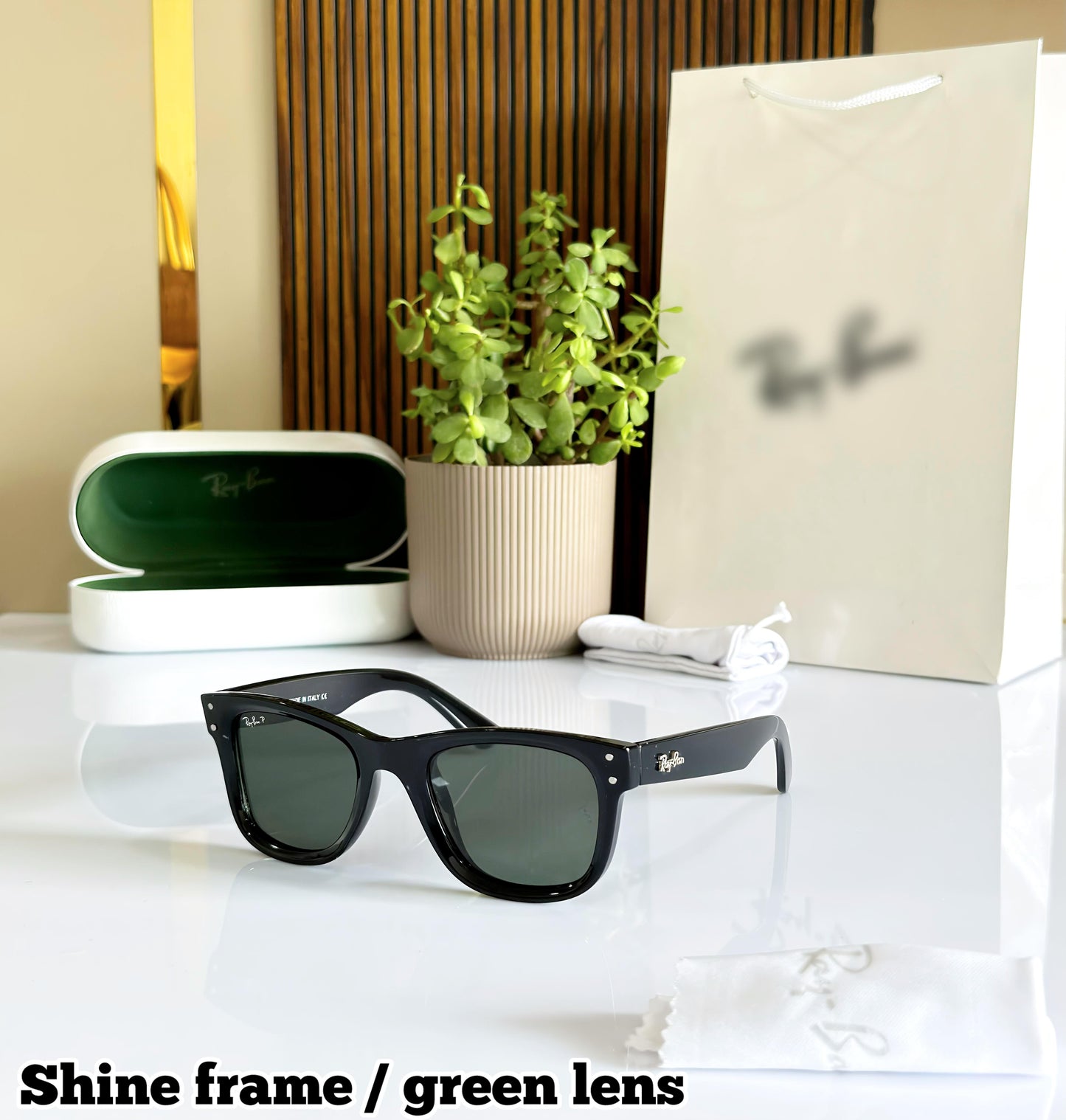 RF-0502 GLOSSY BLACK GREEN[Polarized]