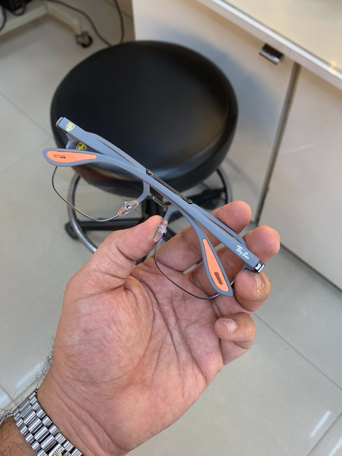 RF-04 GREY WHITE/ORANGE TIP